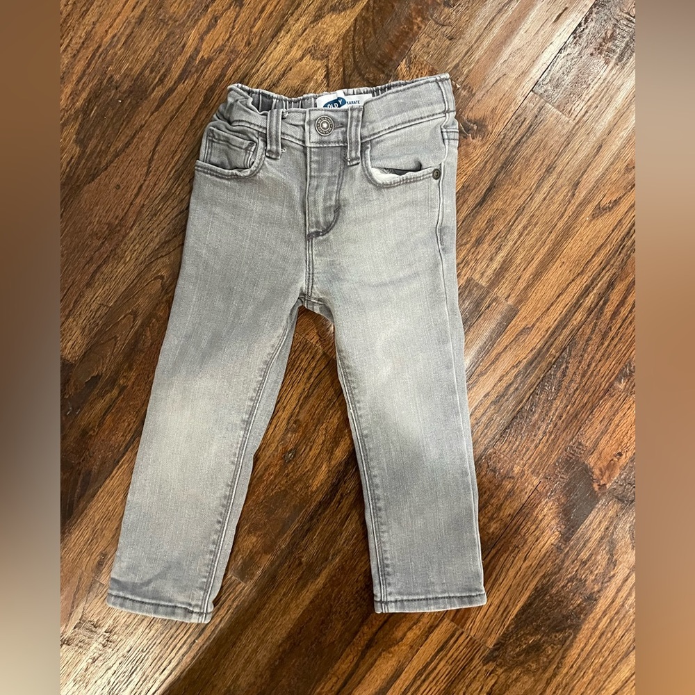 2T boys karate skinny old navy jeans